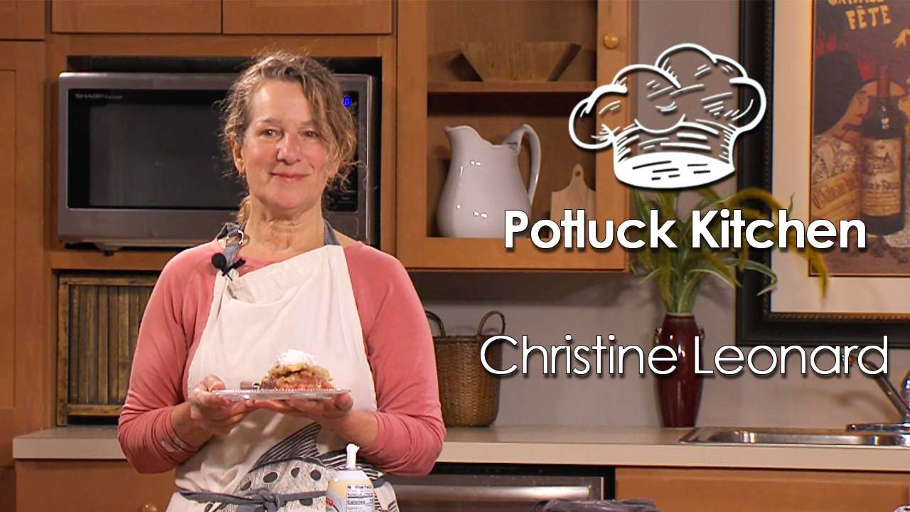 Potluck Kitchen – Christine Leonard’s Strawberry Rhubarb Pie