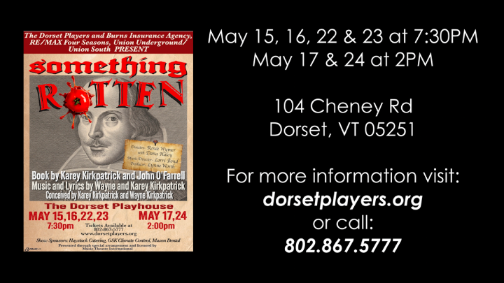 Thumbnail image for Video Announcement – Something Rotten! Presented by The Dorset Players