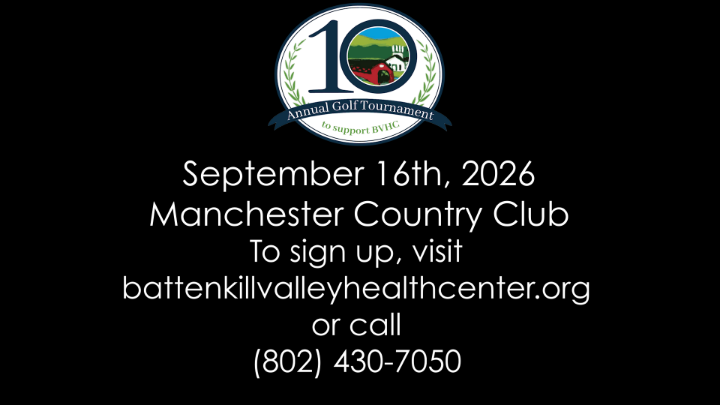 Thumbnail image for Video Announcement - Battenkill Valley Health Center's 10th Annual Golfing Tournament